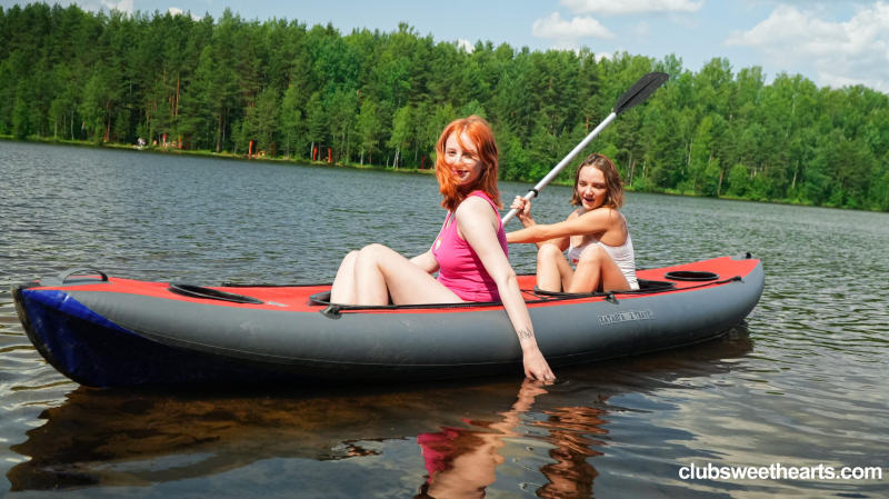 Lesbian kayak champions