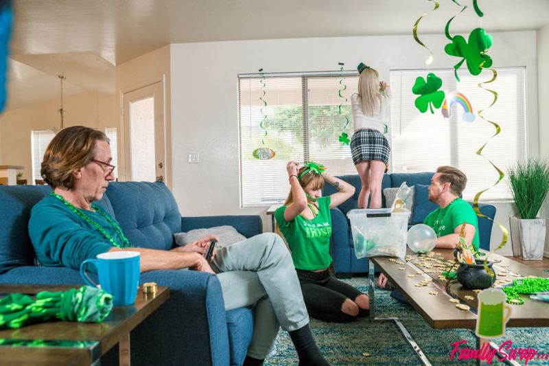 St Patricks Day With My Swap Family Gets Sexual - S2:E8