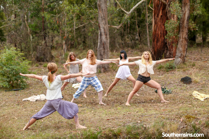 Yoga lesson