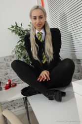 College-Uniform-Black-Pantyhose