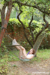 Shelley-Bliss-masturbating-in-garden-hammock