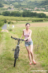 Skinny-pale-teen-masturbates-in-nature