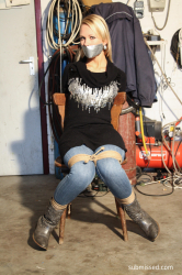 Dutch-Girl-Chairtied-Mouth-Taped-Struggling