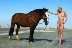 Riding-by-the-Beach