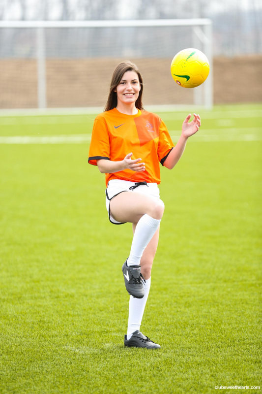 Hot Dutch football player