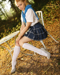 College Uniform Knee High Socks